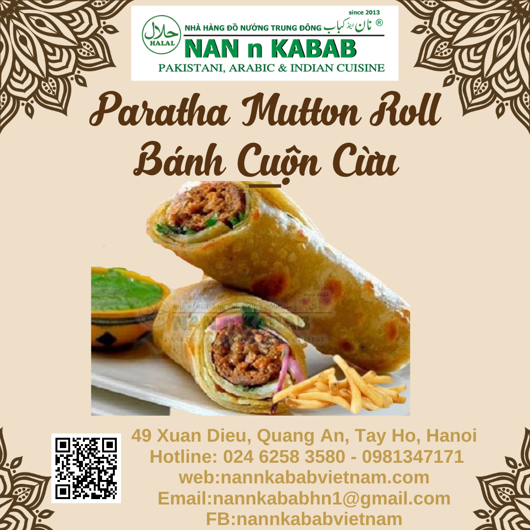 23.109 Paratha Mutton Roll