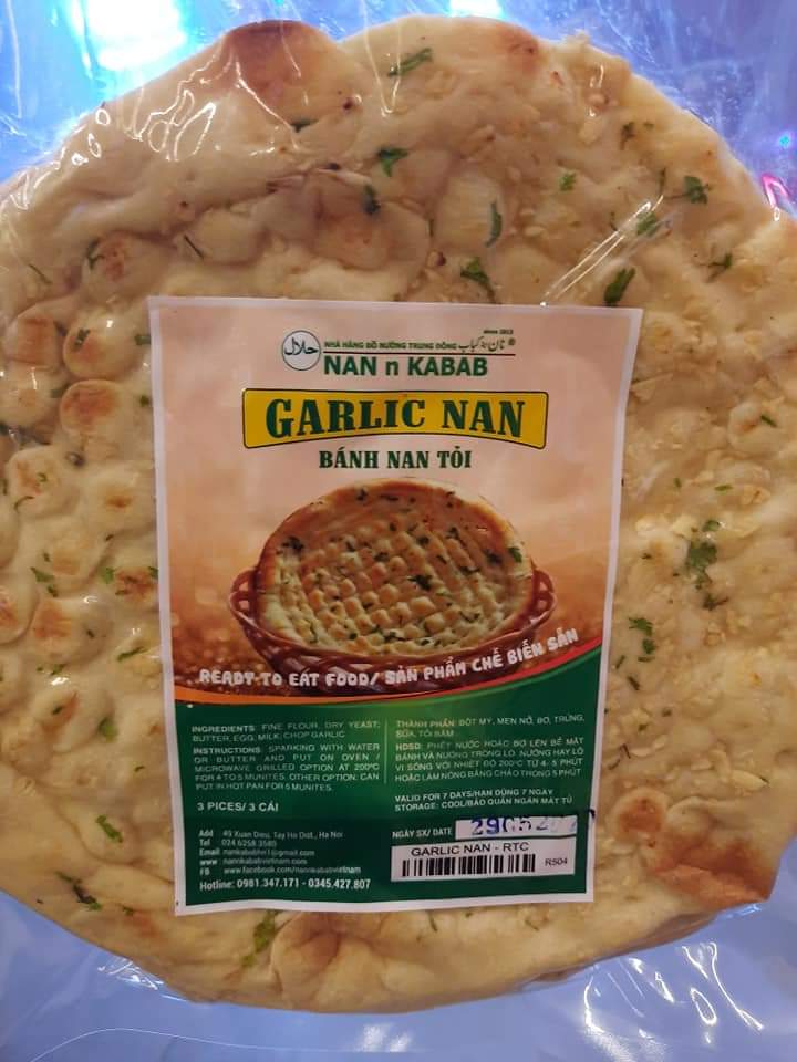 READY TO EAT GARLIC NAAN