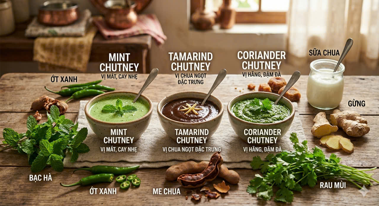 3 Loại Chutney Nổi Tiếng Trong Ẩm Thực Pakistan – Trải Nghiệm Tại Nan n Kabab