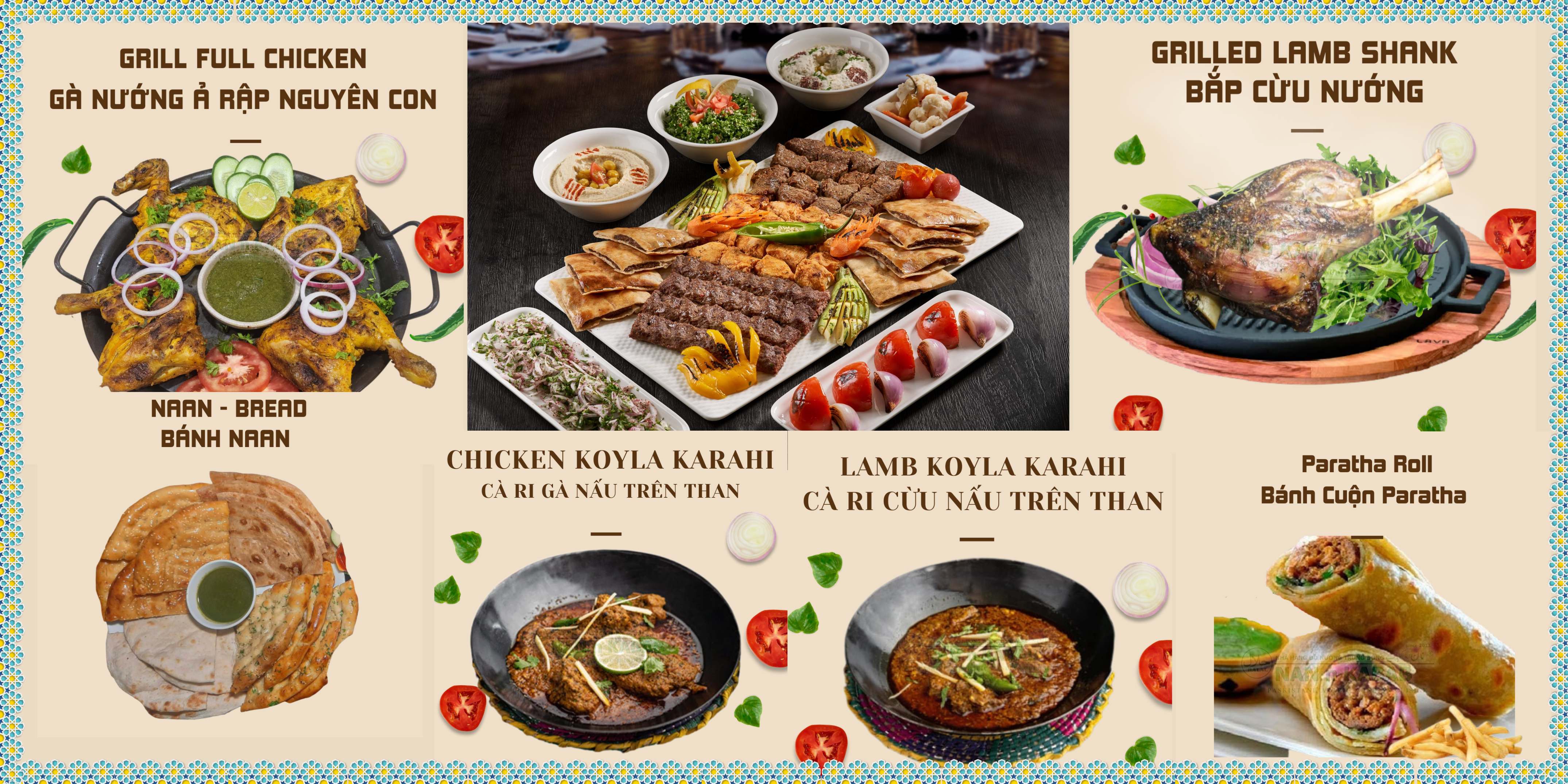Kabab & Nan – Hành trình hương vị từ Trung Đông đến Việt Nam