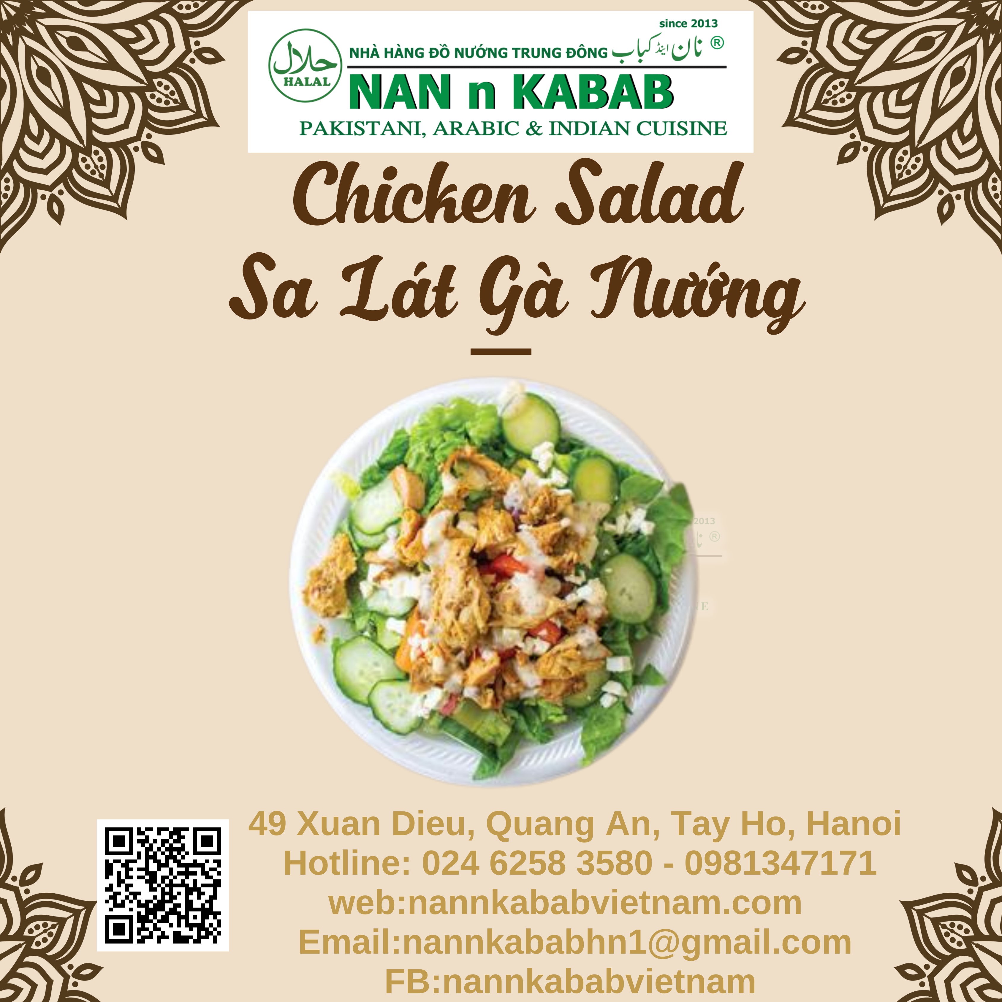 106. Chicken Shawarma Salad