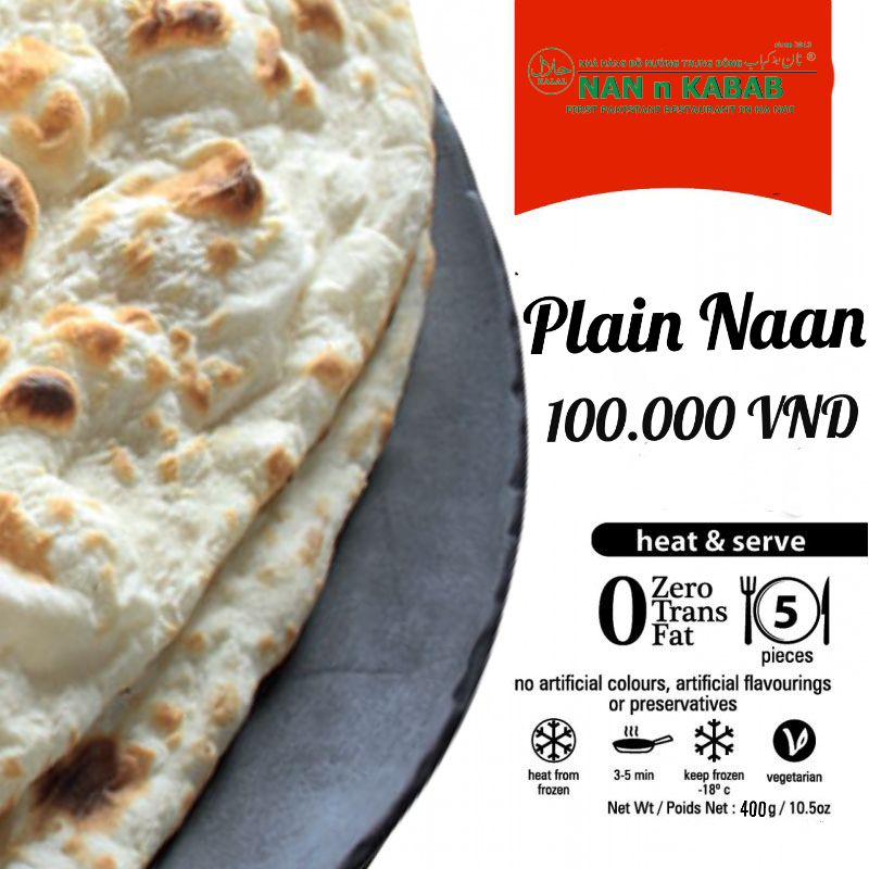 READY TO EAT PLAIN NAAN